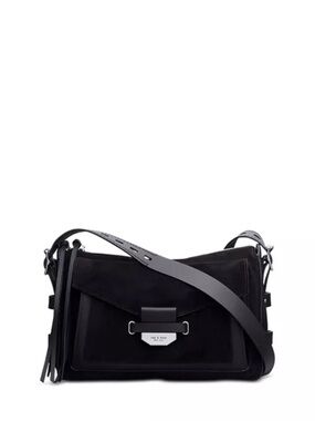 rag & bone Black Leather  Crossbody messenger bag.